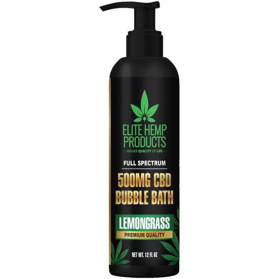 CBD Bubble Bath Lemongrass Elite CBD Products