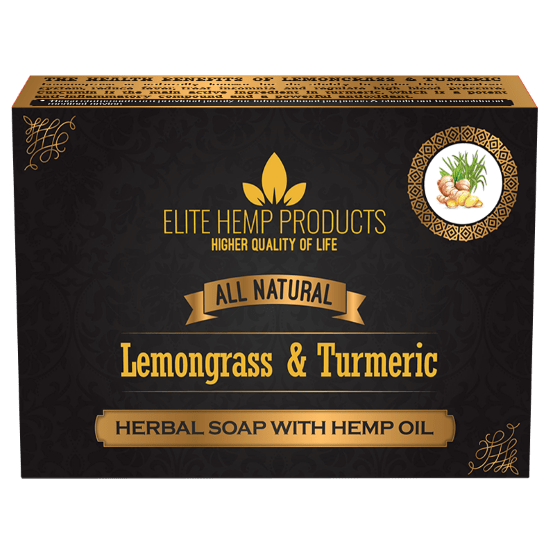 Lemongrass & Turmeric Hemp Oil Soap