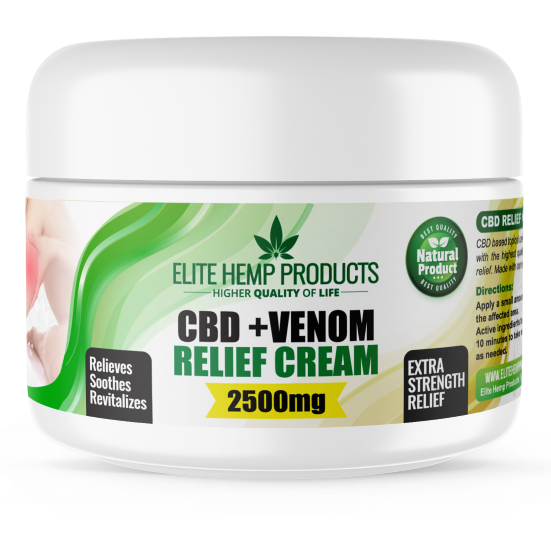 CBD+Venom Pain Relief Cream 2500mg