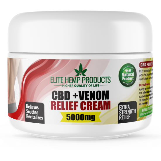 CBD+Venom Pain Relief Cream 5000mg