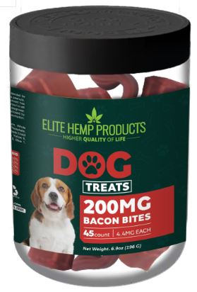 CBD Dog Treat 200mg Bacon Bites