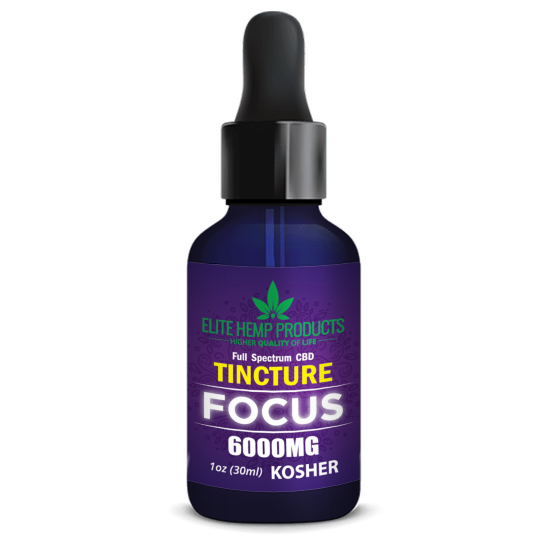 CBD Tincture 6000mg Focus