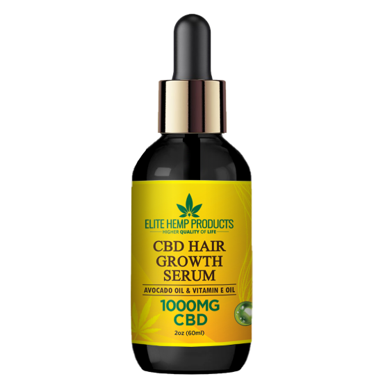 CBD Hair Growth Serum 1000mg Avocado & Vit. E Oil Elite CBD Products CBD Hair Growth Serum 1000mg Avocado & Vit. E Oil Elite CBD Products