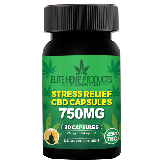 Stress Relief Capsules – Elite CBD Products