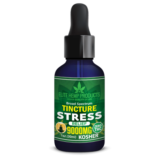 CBD Tincture Stress Relief 9000mg