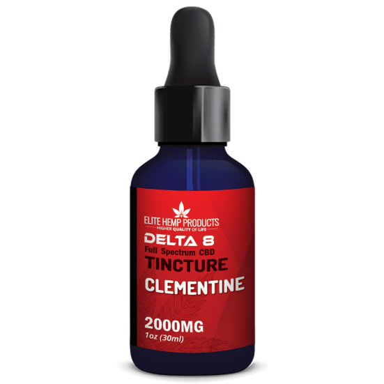 Delta 8 Tincture 2000MG Clementine