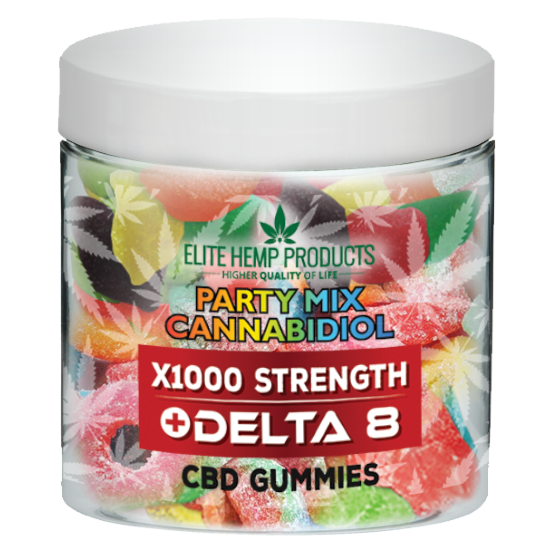 Delta 8 Mix Gummies X1000 Strength