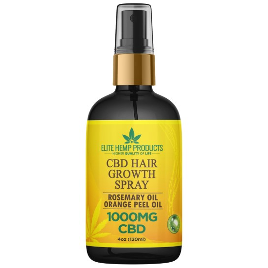 CBD Hair Growth Spray 1000mg Rosemary & Orange Peel Oil