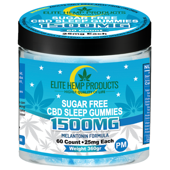 CBD Sugar Free Gummies 1500mg Sleep – Elite CBD Products