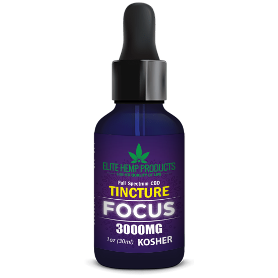 CBD Tincture 3000mg Focus