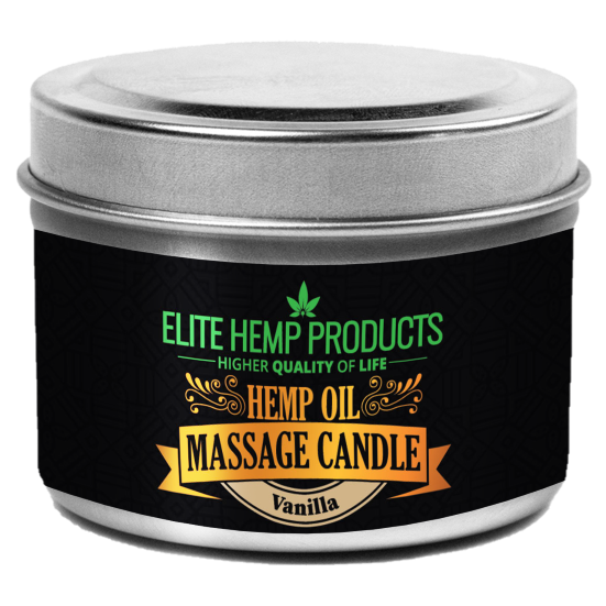 Hemp Massage Oil Candle Vanilla