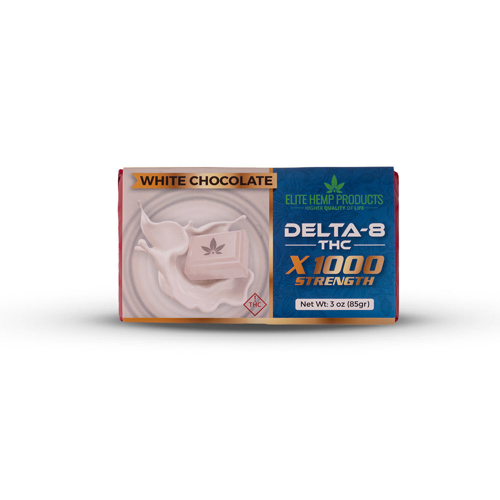 CBD Delta-8 – White Chocolate x1000