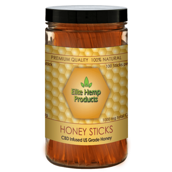 Elite CBD Honey – 100 Sticks – 1000mg