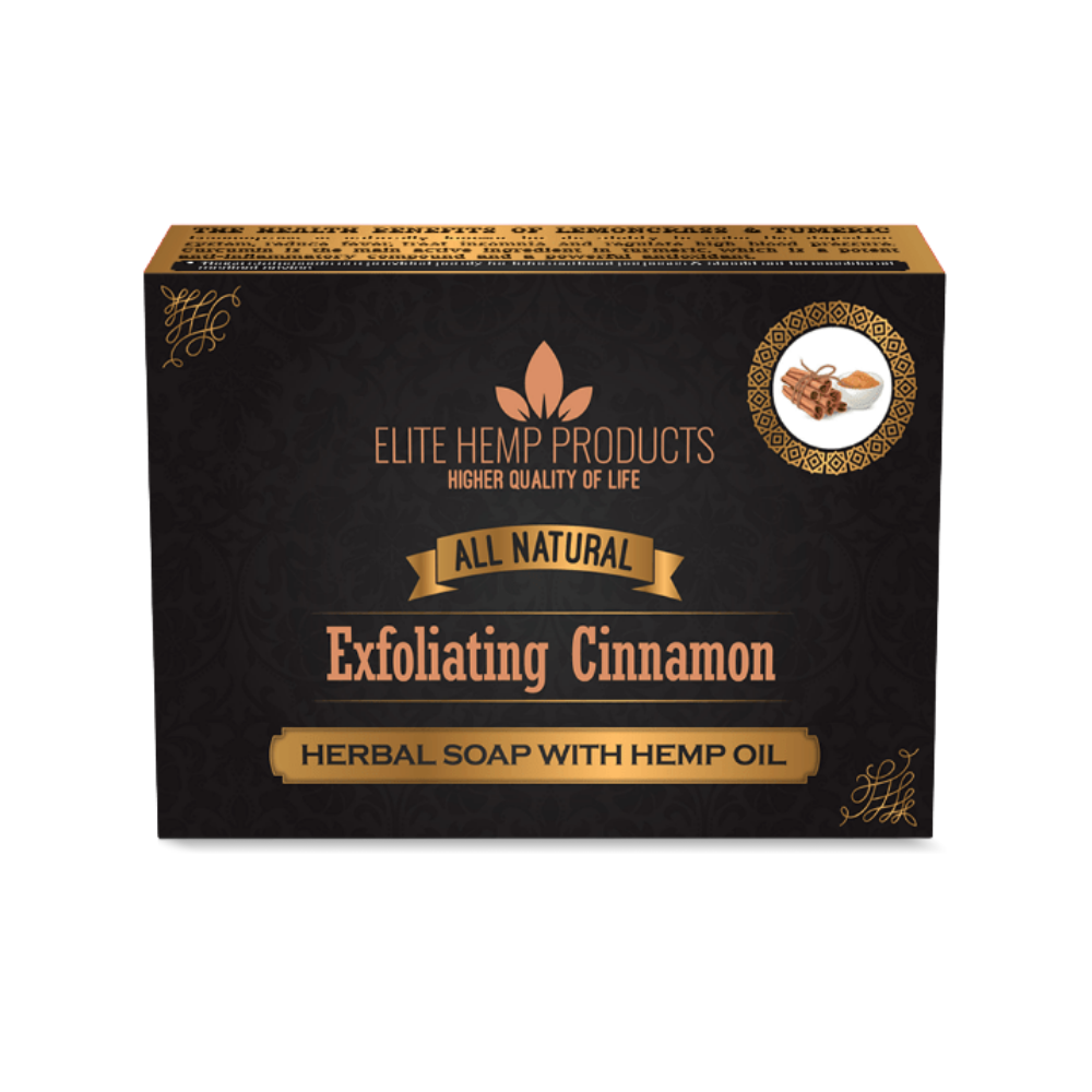 Exfoliating Cinnamon & Hemp Oil Soap