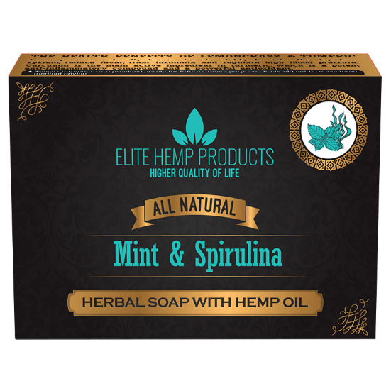 Mint & Spriulina Hemp Oil Soap